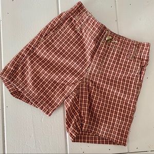 Janie and Jack little boy plaid shorts